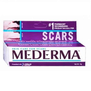 mederma scar gel packaging box