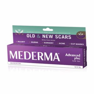 mederma advanced scar gel packaging box