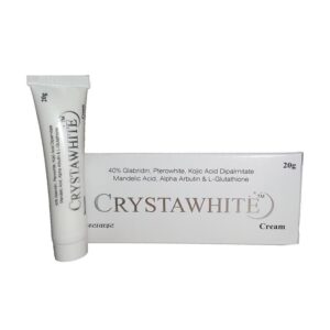 buy Crystawhite Cream with Kojic Acid & L-Glutathione for acne spots blemishes hyperpigmentation 20gm online in usa