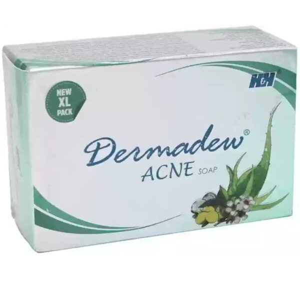 Dermadew Acne Soap available online in the USA.