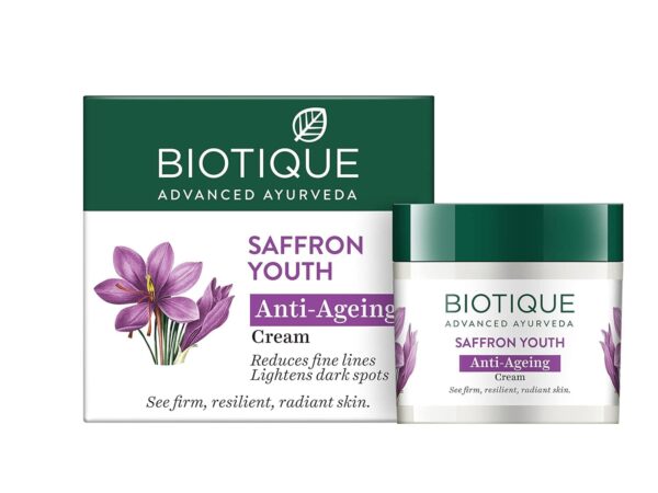 Restore youthful glow with Biotique Saffron Cream