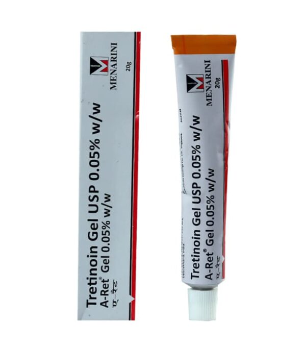 A Ret Gel 0.05% product tube